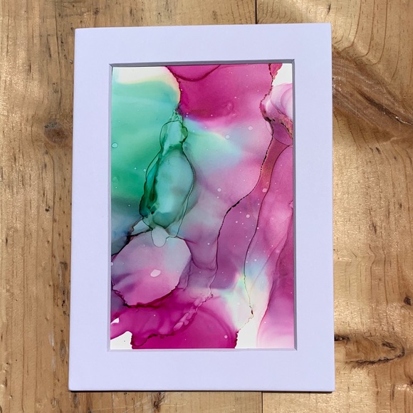 Wall Art Original Abstract Alcohol Ink Painting Poshmark